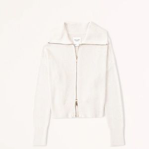 Abercrombie and Fitch double zip ribbed cardigan